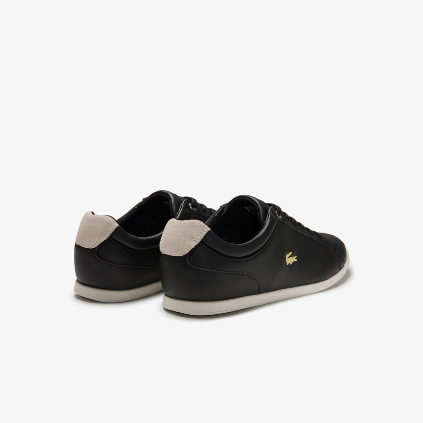 Women's Lacoste Black / Grey Sneakers Rey Lace Suede WA4-00310H9