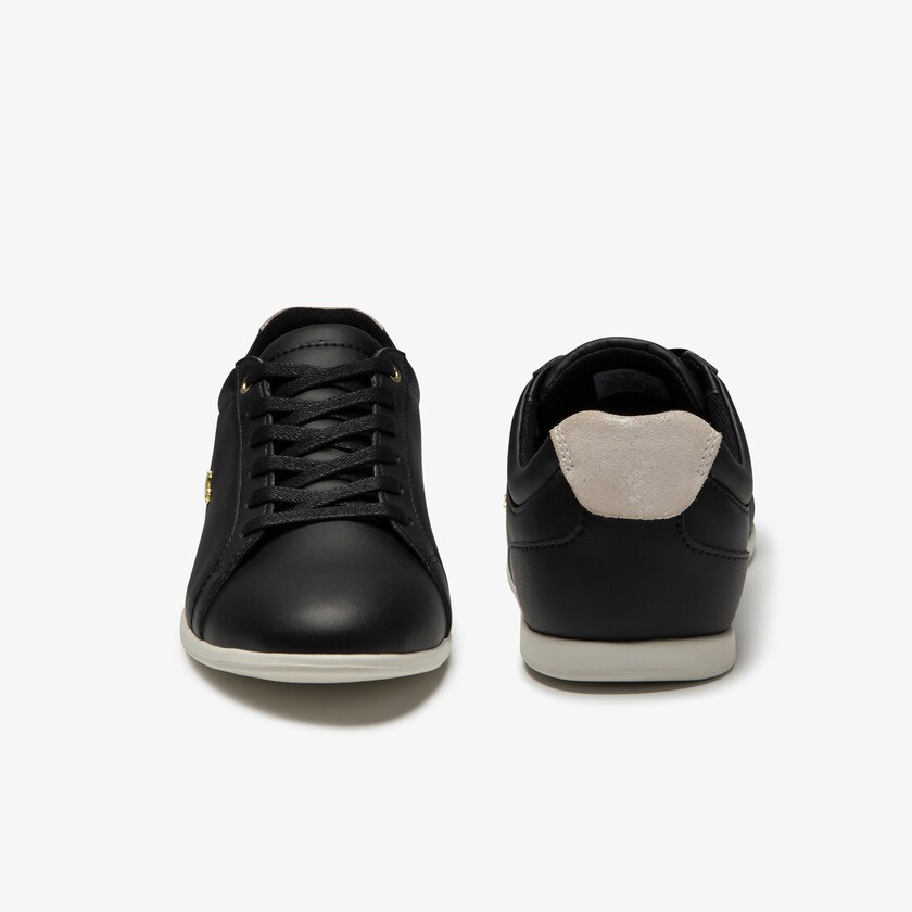 Women's Lacoste Black / Grey Sneakers Rey Lace Suede WA4-00310H9