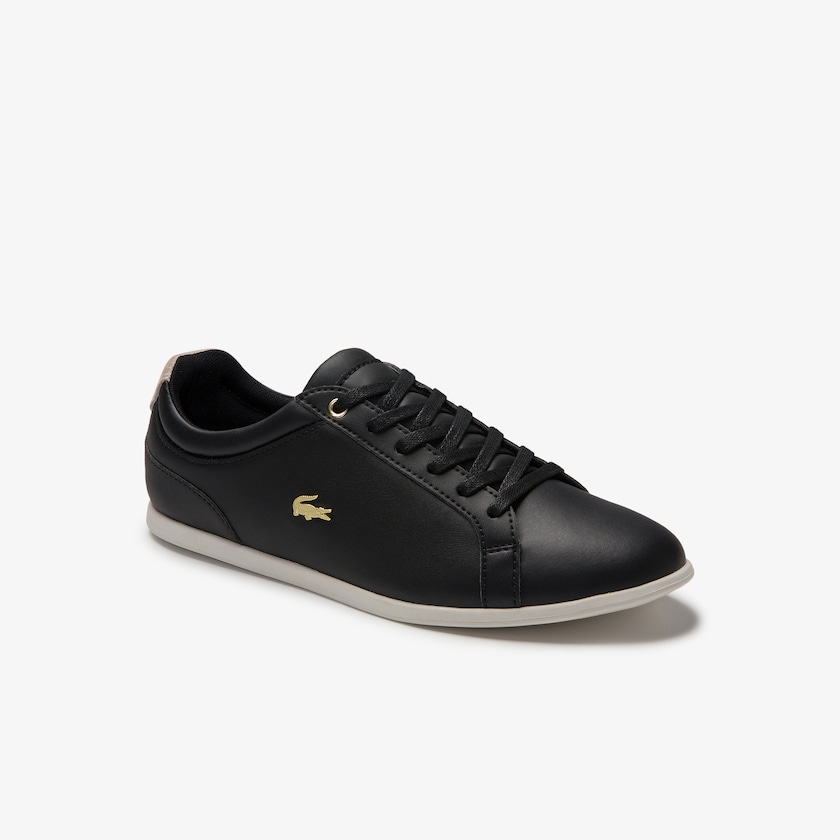 Women's Lacoste Black / Grey Sneakers Rey Lace Suede WA4-00310H9