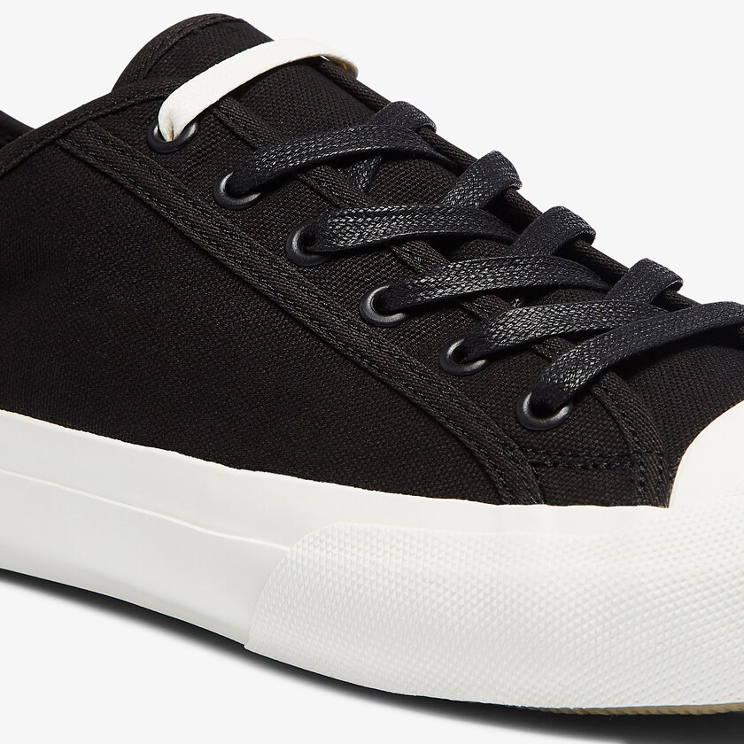Men's Lacoste Black / Grey Sneakers Topskill Cotton Canvas CN4-83268D5