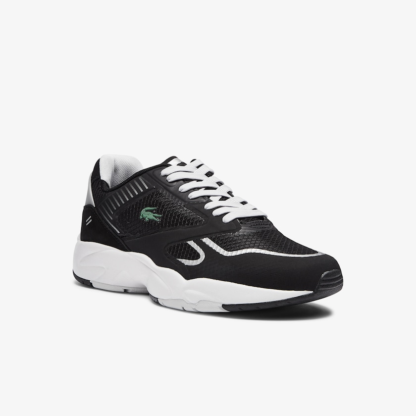 Men's Lacoste Black / Light Grey Sneakers Storm 96 Nano Textile DL5-34173B2