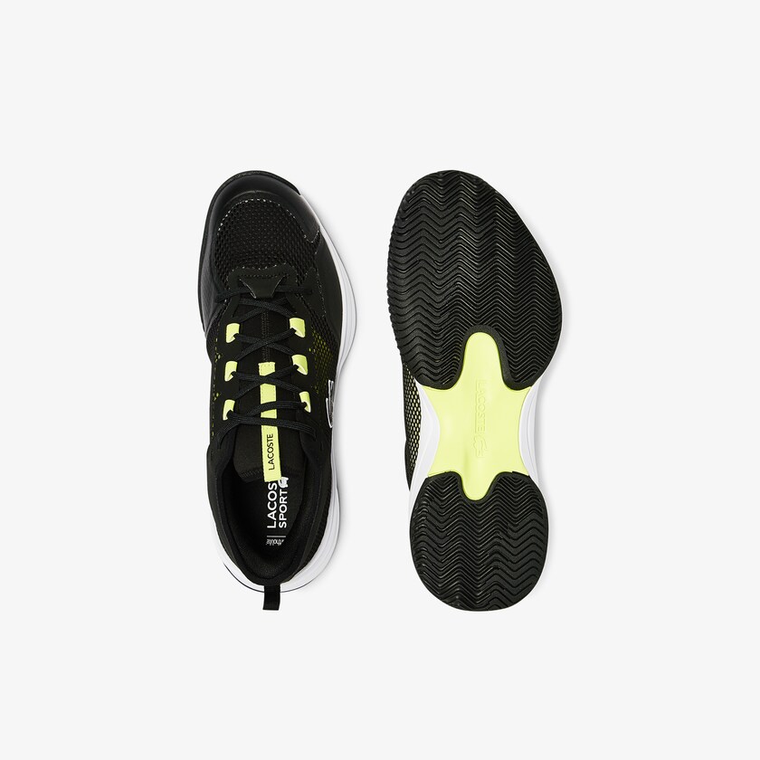 Men's Lacoste Black / Light Yellow Sneakers AG-LT 21 Textile OT9-65166X8