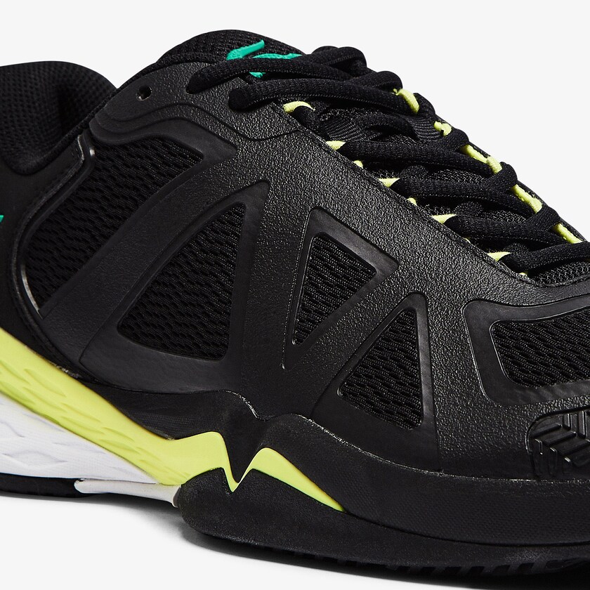Men's Lacoste Black / Light Yellow Sneakers LC Scale II Textile WU0-69966A8
