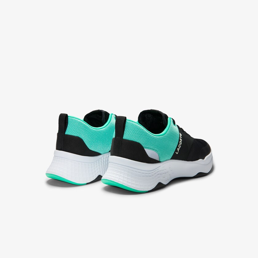 Men's Lacoste Black / Turquoise Sneakers Court-Drive Plus Textile SB3-01320J0