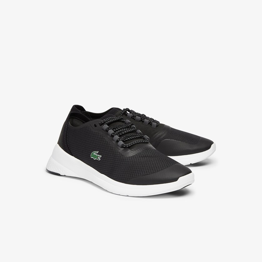 Women's Lacoste Black / White Sneakers LT Fit Synthetic and Textile MK3-50815J5