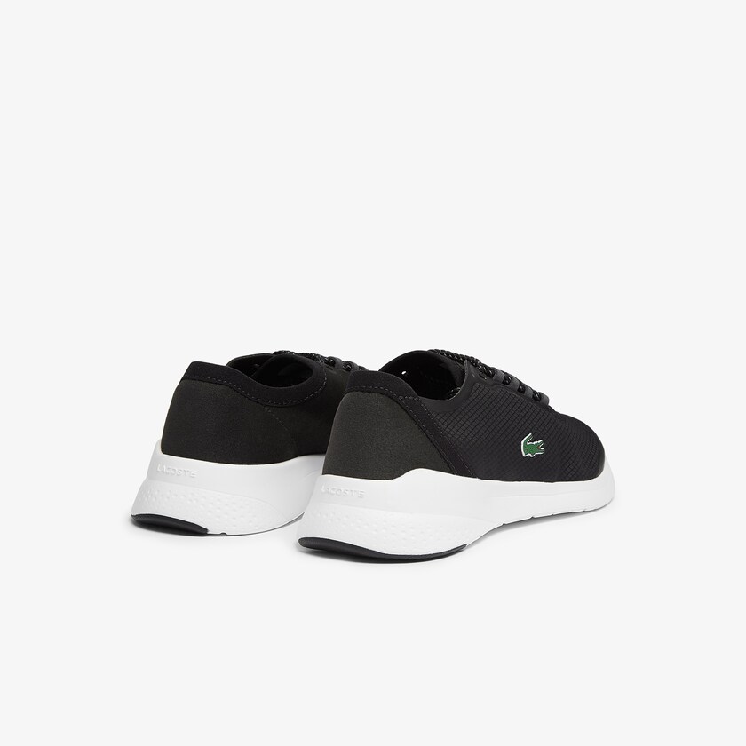 Women's Lacoste Black / White Sneakers LT Fit Synthetic and Textile MK3-50815J5