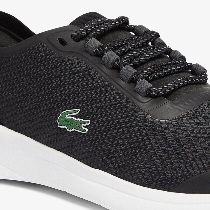 Women's Lacoste Black / White Sneakers LT Fit Synthetic and Textile MK3-50815J5
