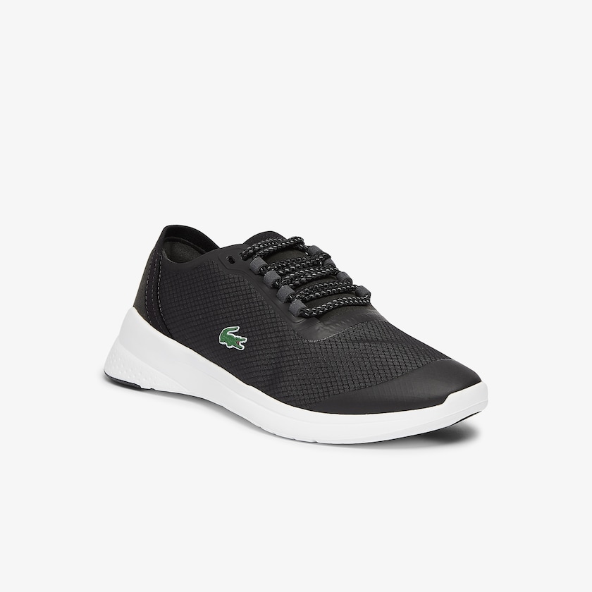 Women's Lacoste Black / White Sneakers LT Fit Synthetic and Textile MK3-50815J5