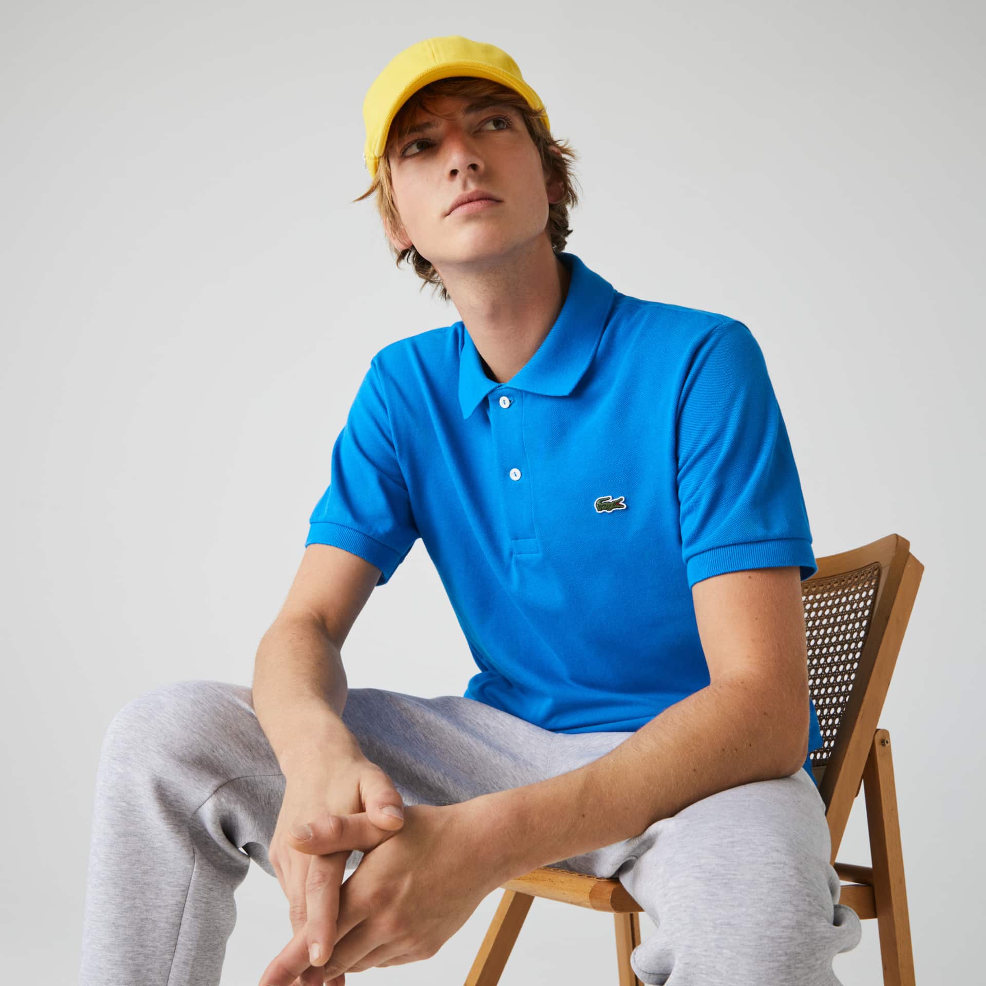 Men's Lacoste Blue Shirts Classic Fit L.12.12 Polo XE8-31773M9