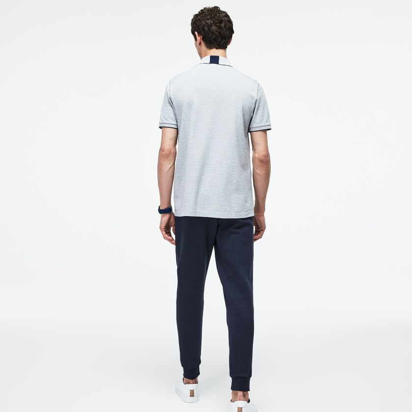 Men's Lacoste Blue Sweatpants Motion Cotton And Wool Fleece QM5-63586X2