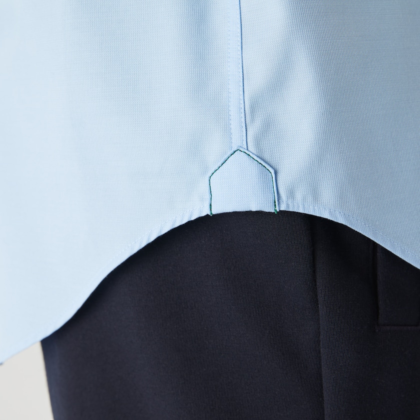 Men's Lacoste Blue Shirts Regular Fit Cotton Poplin KL8-82358H5