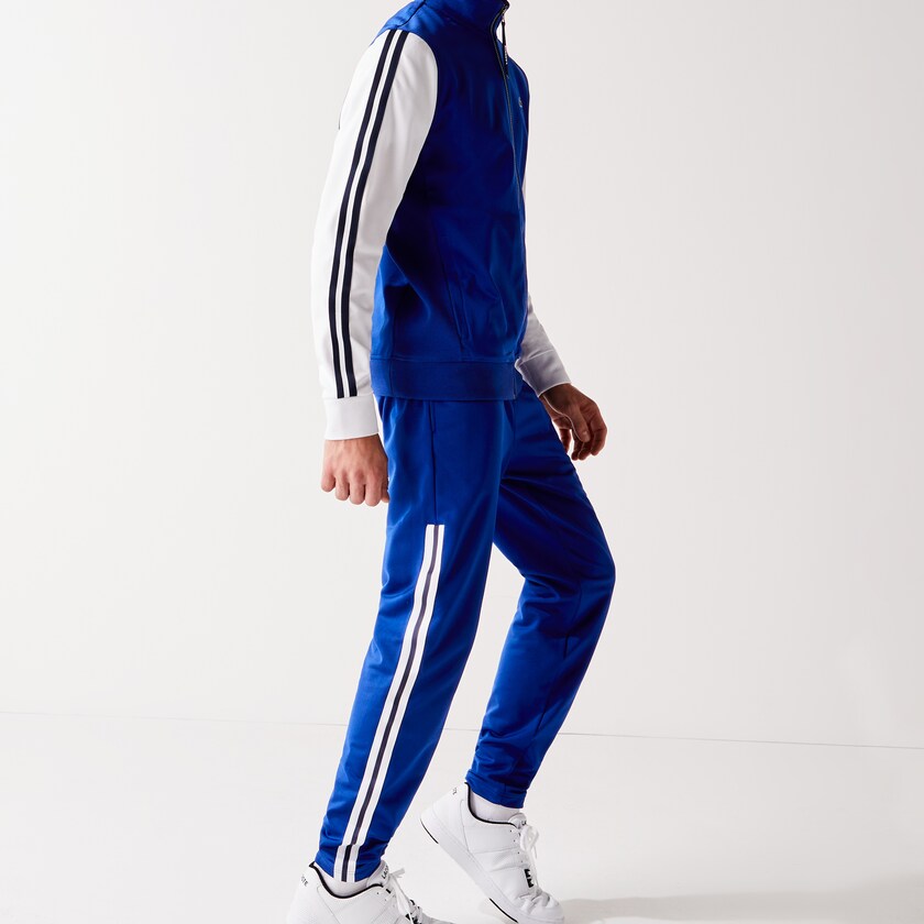Men's Lacoste Blue Pants SPORT Run-resistant Jogging HA7-96479I8