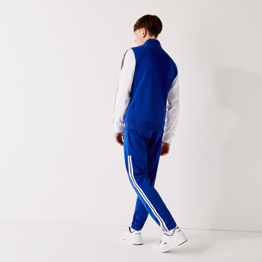 Men's Lacoste Blue Pants SPORT Run-resistant Jogging HA7-96479I8