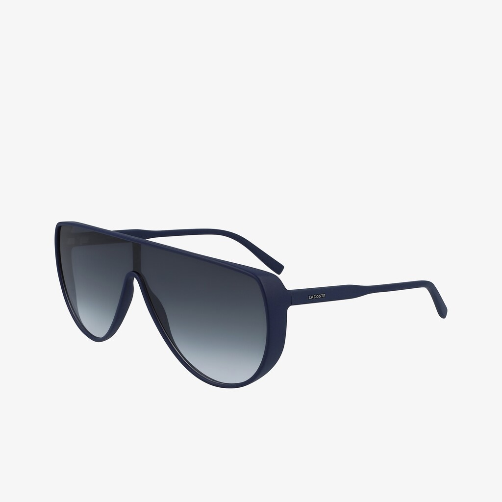 Men's Lacoste Blue Sunglasses Shield Plastic Sport-Inspired OG8-71677L0