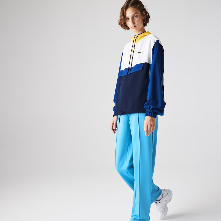 Women's Lacoste Blue Trackpants Stretch Waistband FH3-48944I8