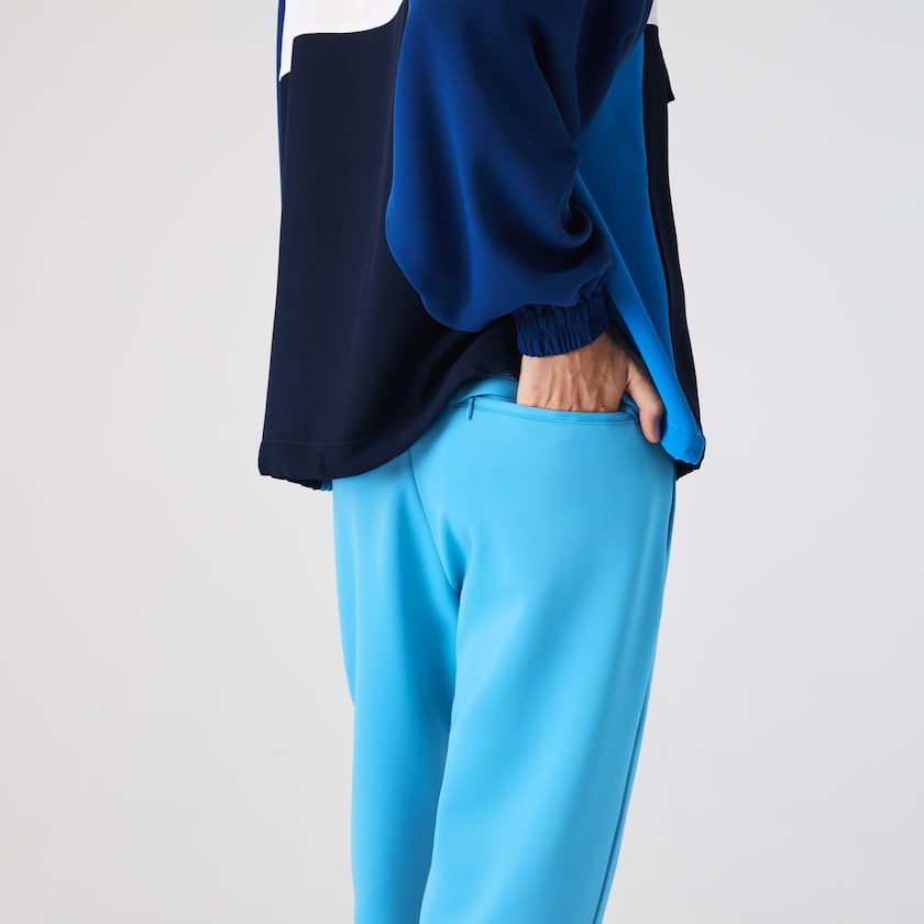 Women's Lacoste Blue Trackpants Stretch Waistband FH3-48944I8