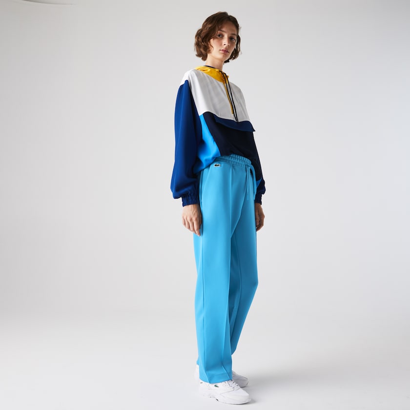 Women's Lacoste Blue Trackpants Stretch Waistband FH3-48944I8