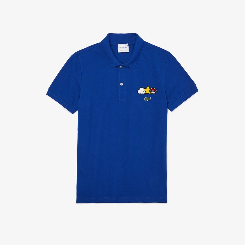 Men's Lacoste Blue Shirts x FriendsWithYou Design Classic Fit Polo SP2-13621L9