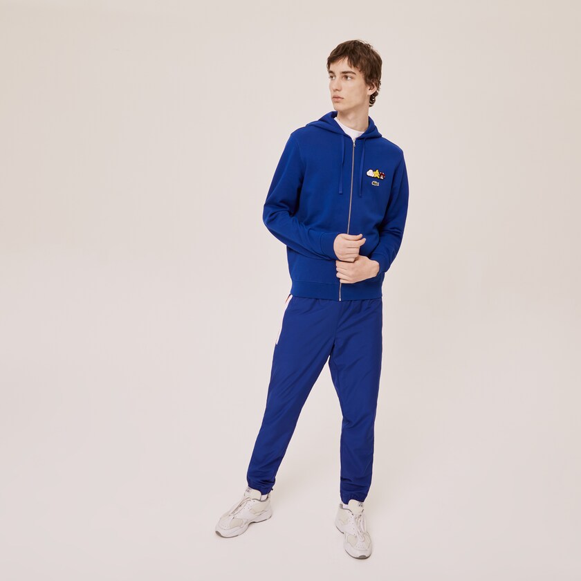 Men's Lacoste Blue Jackets x FriendsWithYou Design Zippered NP8-56265G0
