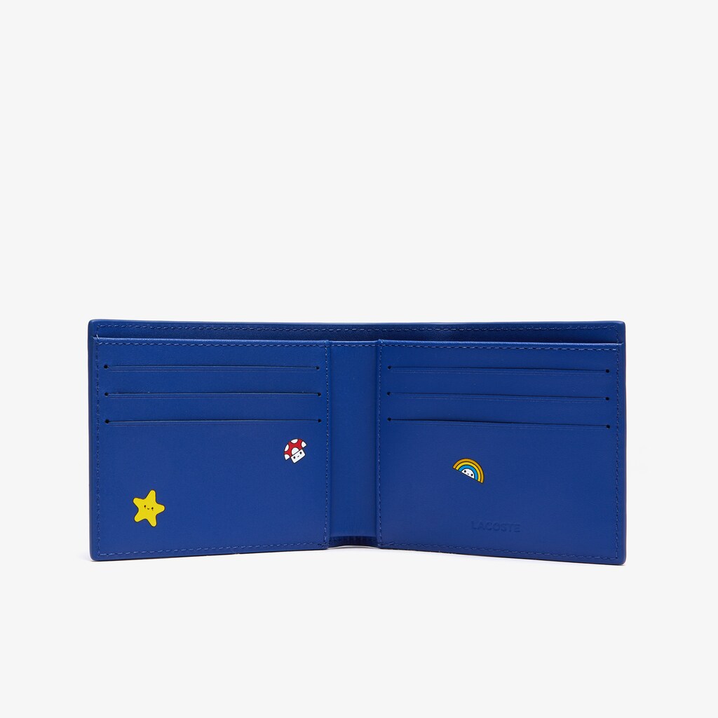 Men's Lacoste Blue Wallets x FriendsWithYou Fun Printed Leather WI9-97479U7