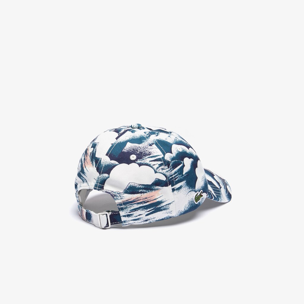 Men's Lacoste Blue / Light Pink / White Caps Printed Cotton VJ4-21612L4