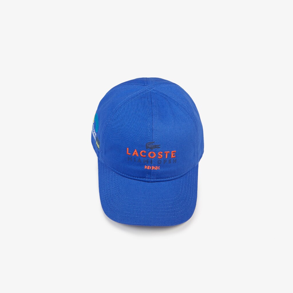 Men's Lacoste Blue / Orange / Navy Blue Caps SPORT Miami Open Cotton NC3-02020B2