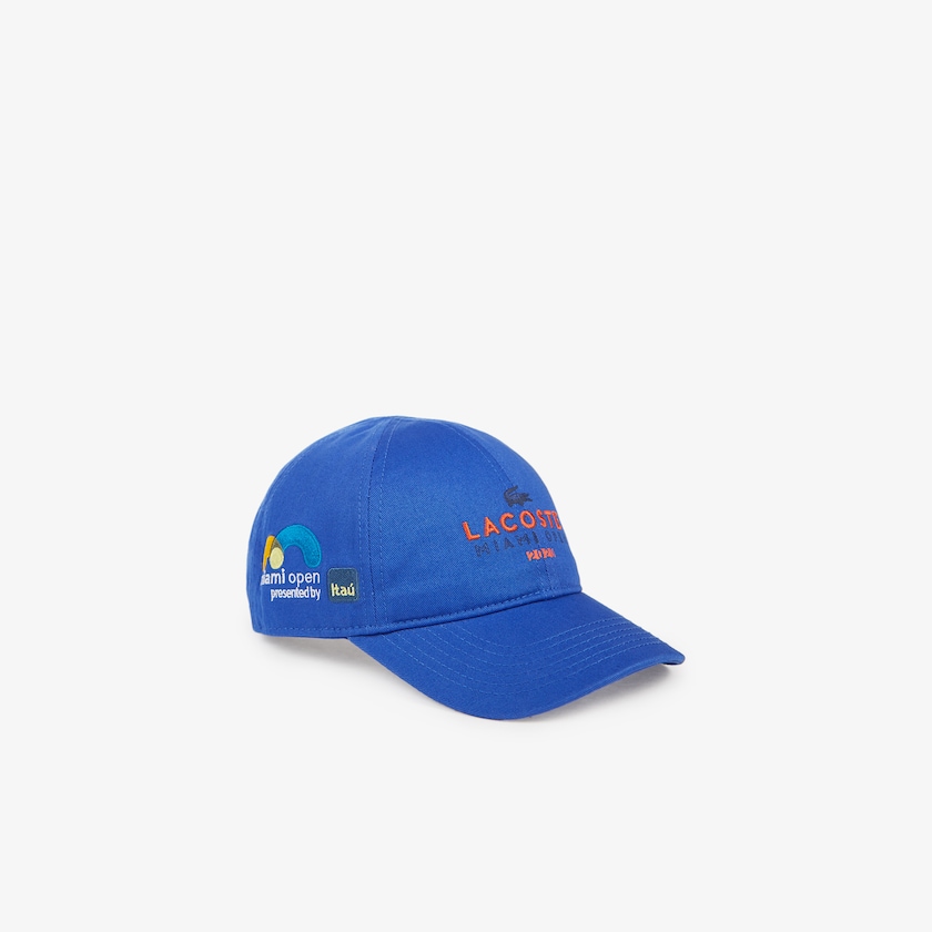 Men's Lacoste Blue / Orange / Navy Blue Caps SPORT Miami Open Cotton NC3-02020B2