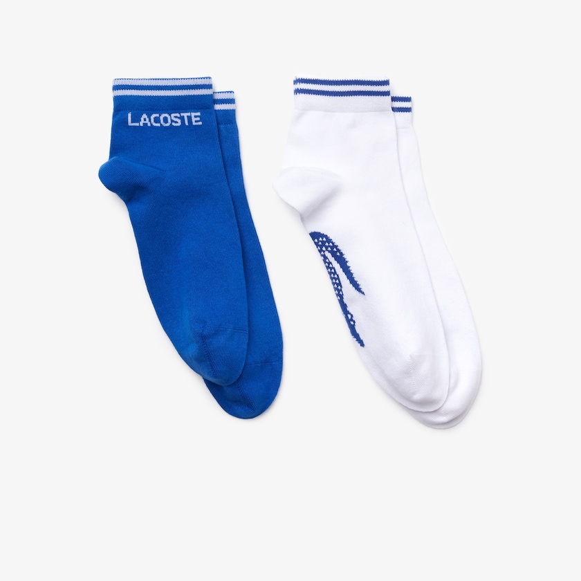 Men's Lacoste Blue / White Socks Two-Pack Of SPORT Cotton IZ9-22422P9