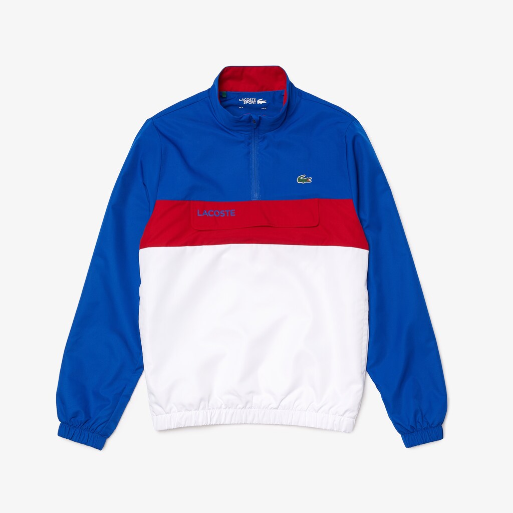 Men's Lacoste Blue / White / Red Tracksuits SPORT Packable GN6-47604J1