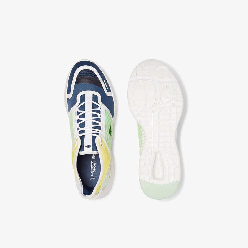 Men's Lacoste Dark Blue / White Sneakers Court-Drive Vantage Citrus-Pop Textile OH4-75017Z4