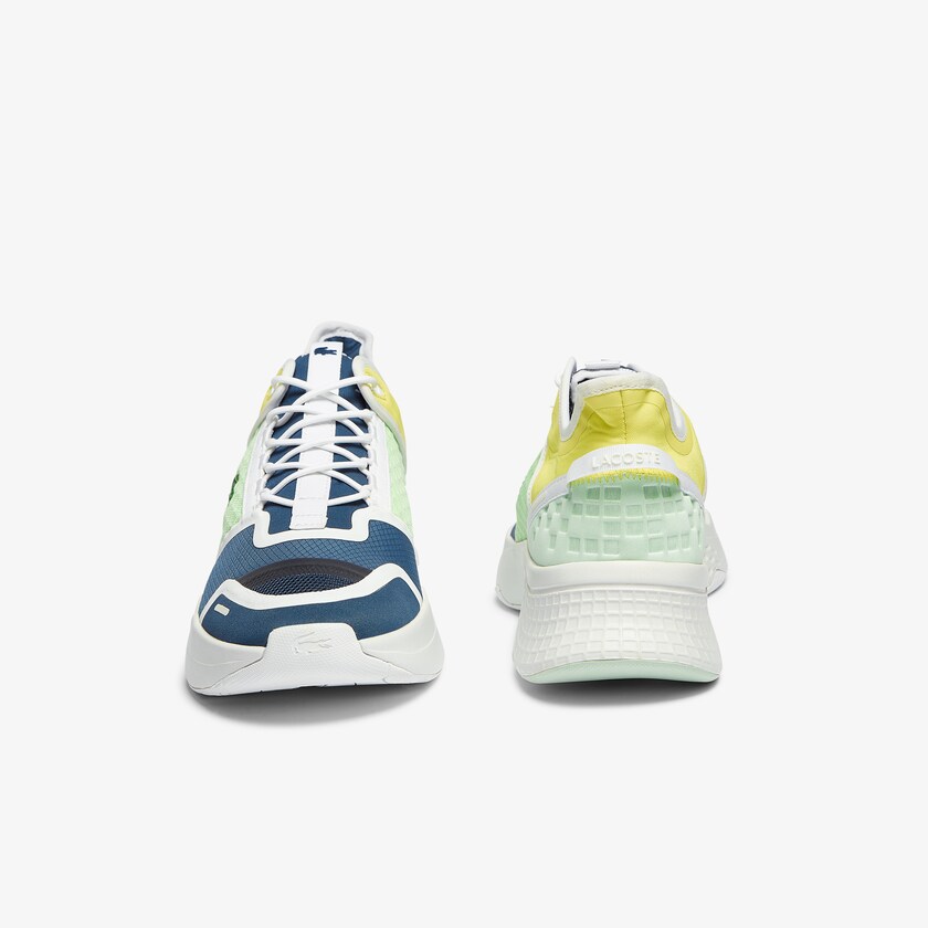 Men's Lacoste Dark Blue / White Sneakers Court-Drive Vantage Citrus-Pop Textile OH4-75017Z4