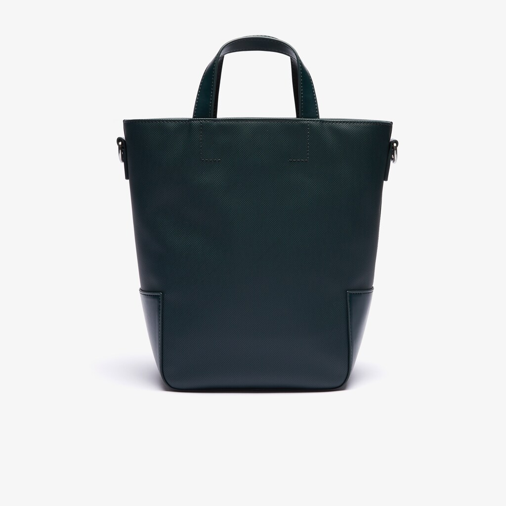 Women's Lacoste Dark Green Tote Bags Piqué Resort Piqué Canvas YK8-08350L5