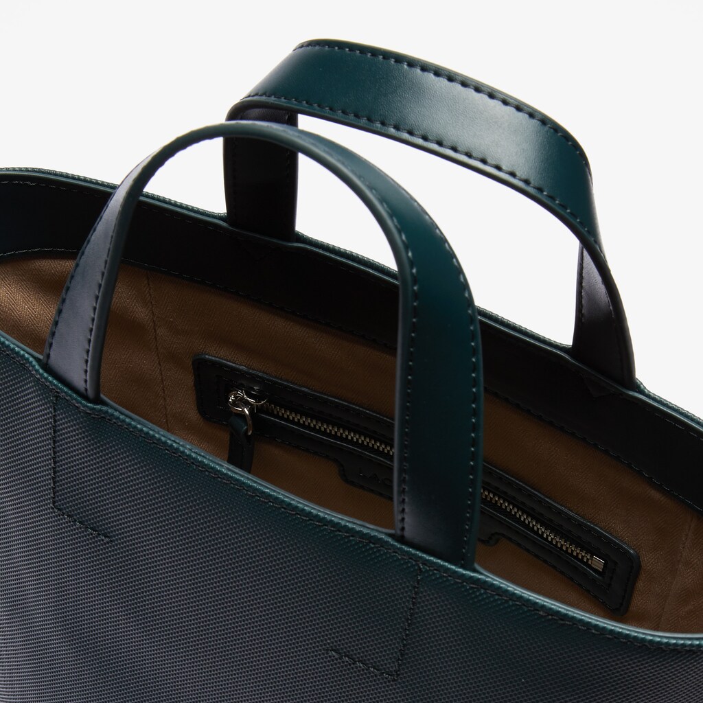 Women's Lacoste Dark Green Tote Bags Piqué Resort Piqué Canvas YK8-08350L5