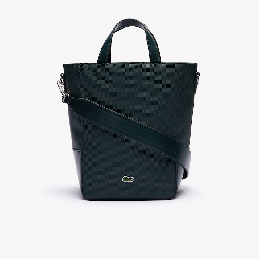 Women's Lacoste Dark Green Tote Bags Piqué Resort Piqué Canvas YK8-08350L5