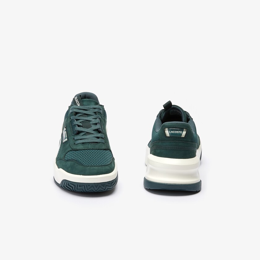 Men's Lacoste Dark Green / Off White Sneakers Ace Lift Bicolour Leather IX0-68946C5