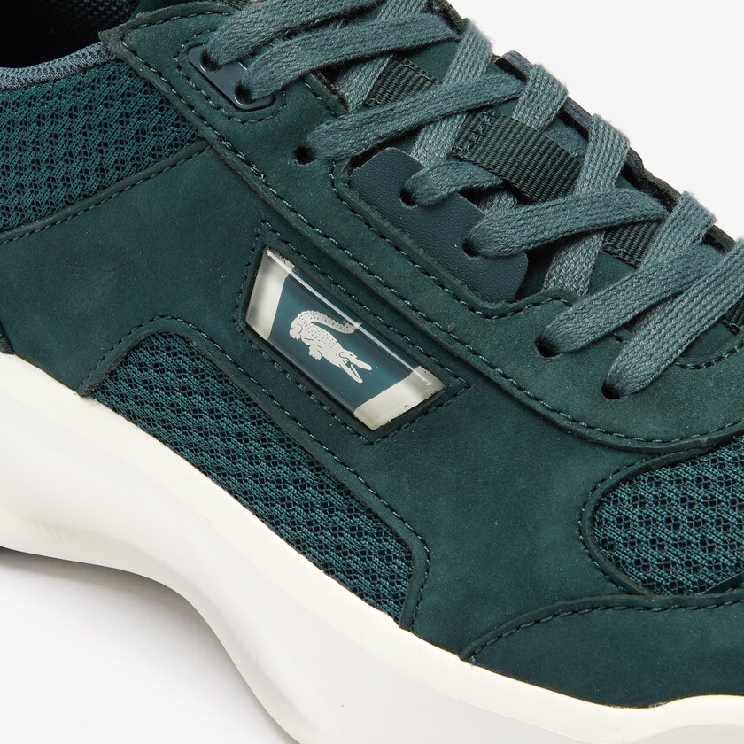 Men's Lacoste Dark Green / Off White Sneakers Ace Lift Bicolour Leather IX0-68946C5