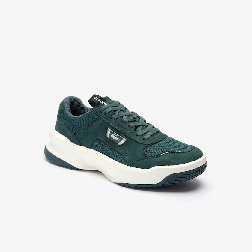 Men's Lacoste Dark Green / Off White Sneakers Ace Lift Bicolour Leather IX0-68946C5