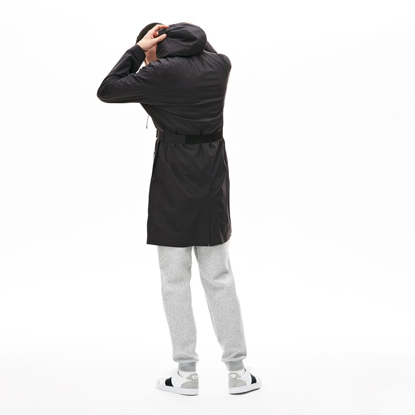 Men's Lacoste Dark Grey Golf Vest Motion 3-in-1 Raincoat With Detachable PU9-59885C9