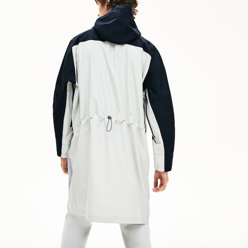 Men's Lacoste Dark Grey / Grey Parka Jackets Motion Packable Crease-Proof JX6-04640T9