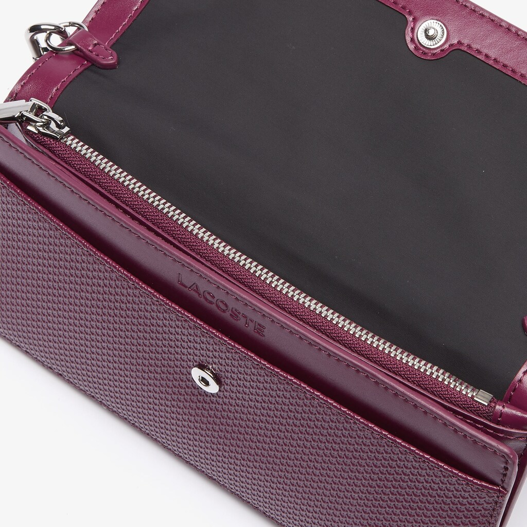 Women's Lacoste Fuchsia Accessories Chantaco Chain Clutch FW5-58305J5
