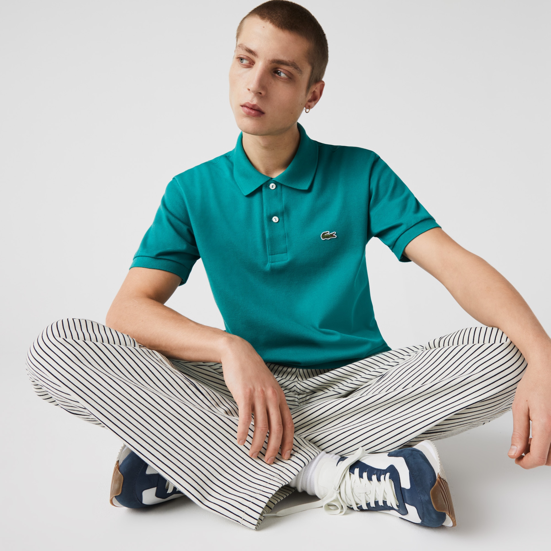 Men's Lacoste Green Shirts Classic Fit L.12.12 Polo GA0-86658B0