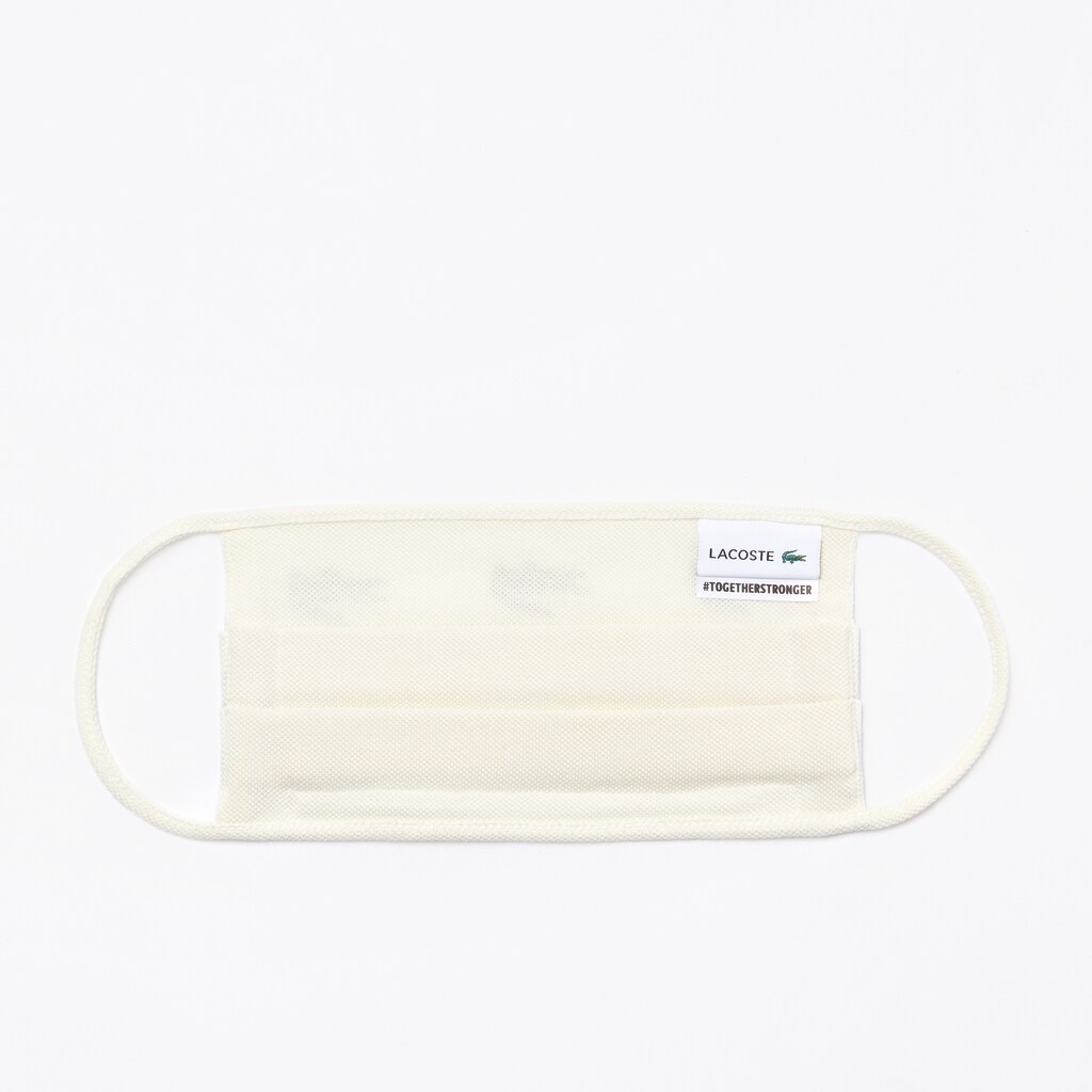 Men's Lacoste Green / White Masks L.12.12 Pack of 3 Face in Cotton ND3-24952Z9