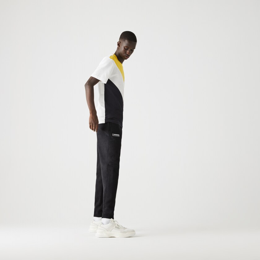 Men's Lacoste Grey Tracksuits Jogging Pants With Badge KO9-14061Q6