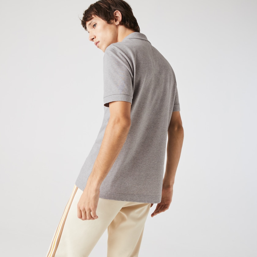 Men's Lacoste Grey Polo Shirts Loop ML6-43024H7