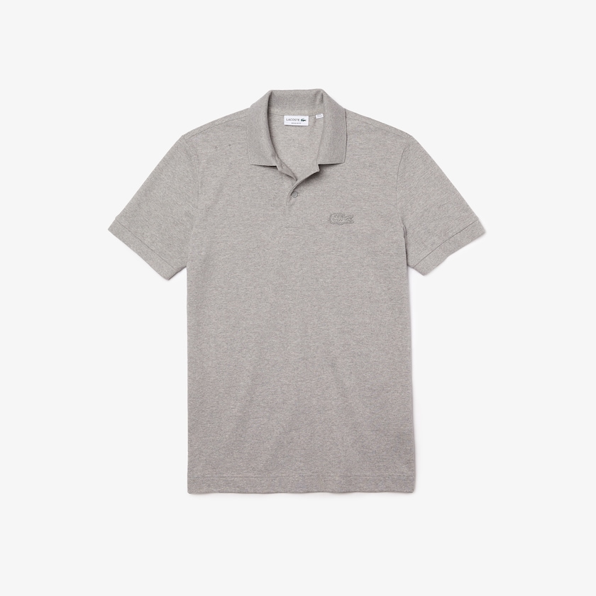 Men's Lacoste Grey Polo Shirts Loop ML6-43024H7