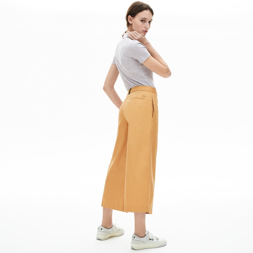 Women's Lacoste Grey Polo Shirts Ribbed Cotton RN3-93709L9