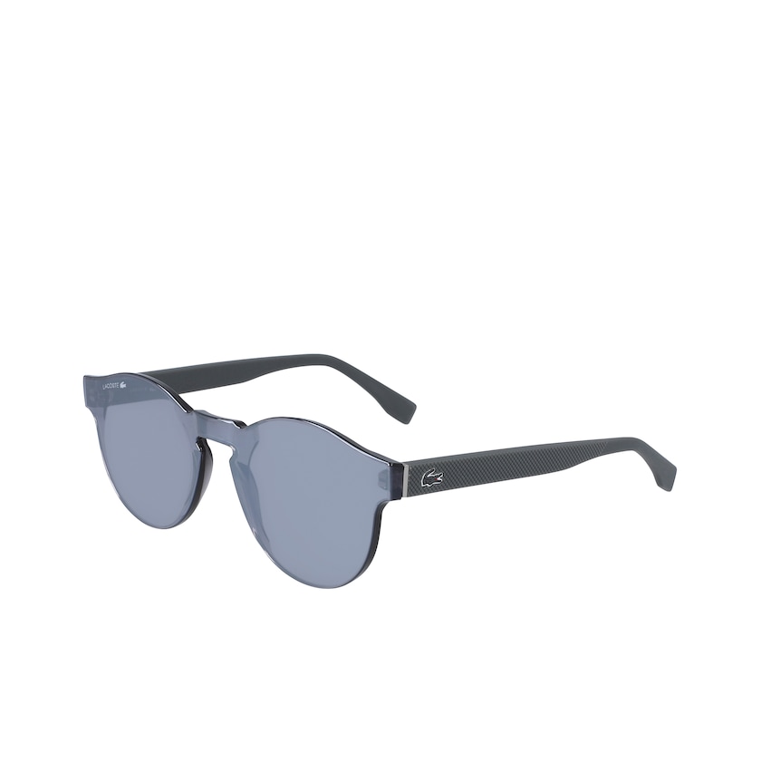 Women's Lacoste Grey Sunglasses Shield L.12.12 One Lens ZS5-36663T9