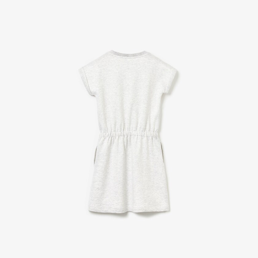Kids' Lacoste Grey Dress Tricolor Stripe Drop Shoulder XS3-61786O1