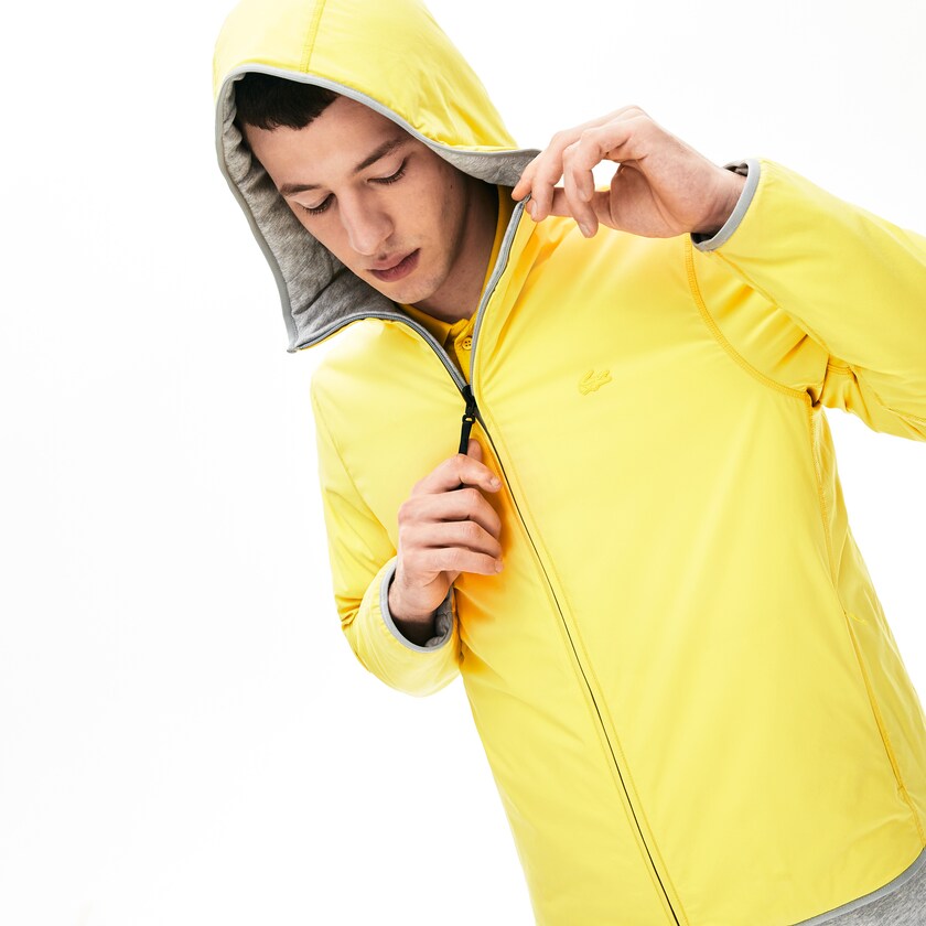 Men's Lacoste Grey / Yellow Jackets Motion Reversible XT4-53105W5