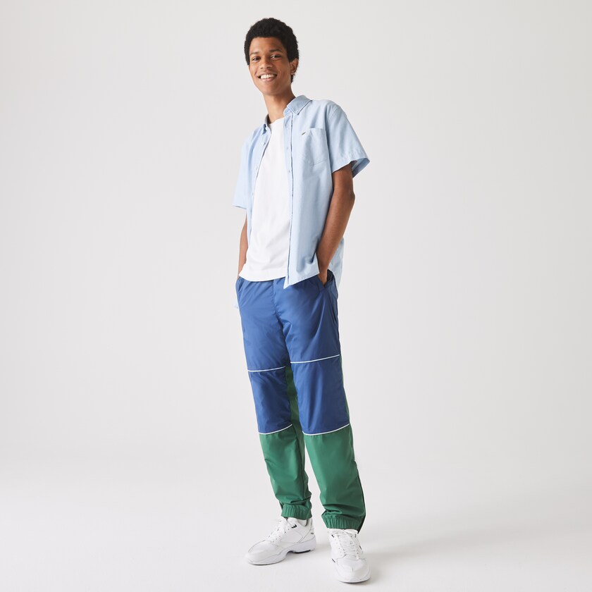 Men's Lacoste Light Blue Shirts Regular Fit Oxford Cotton JZ5-72357O8